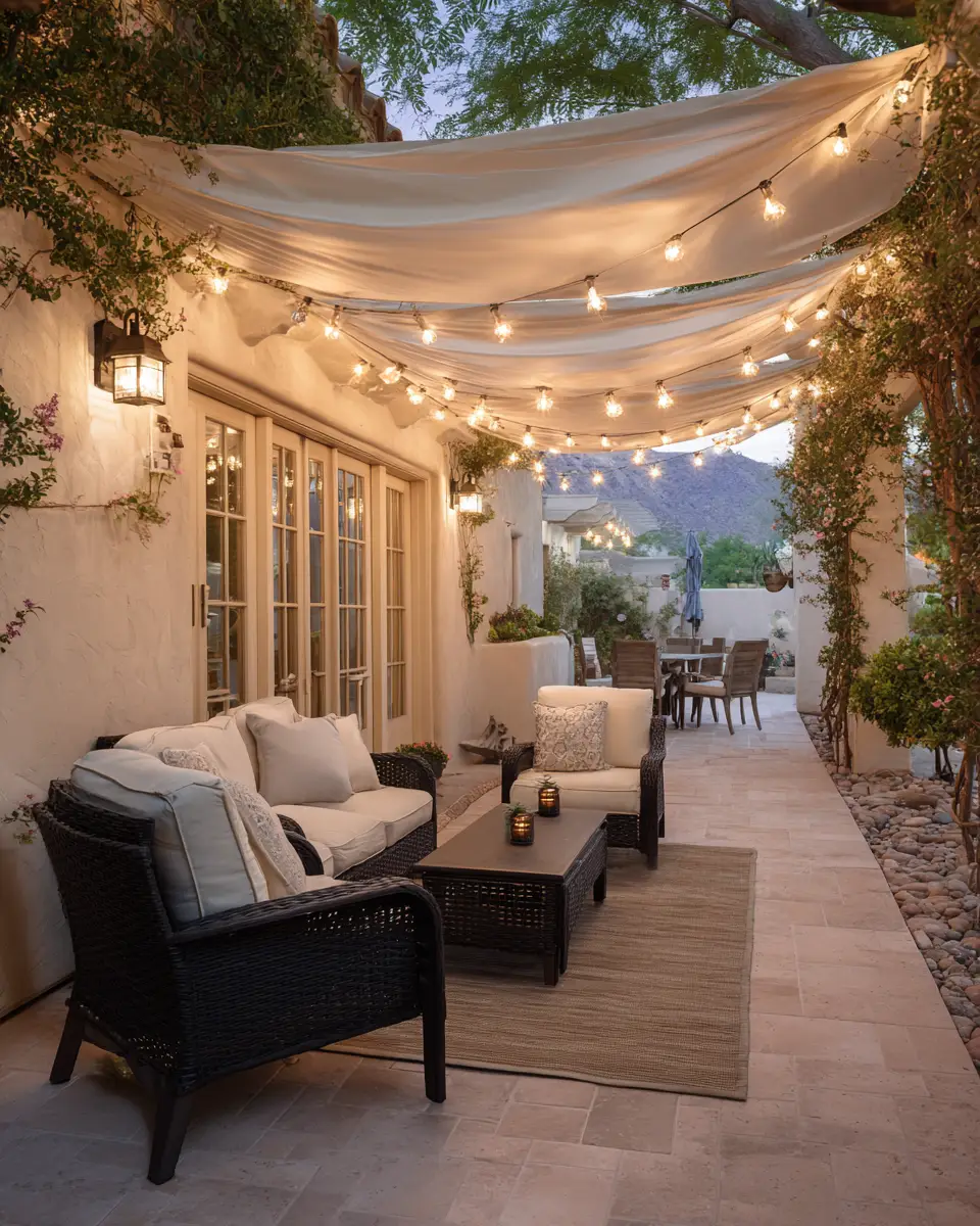 Neutral Contemporary Patio Decor Ideas
