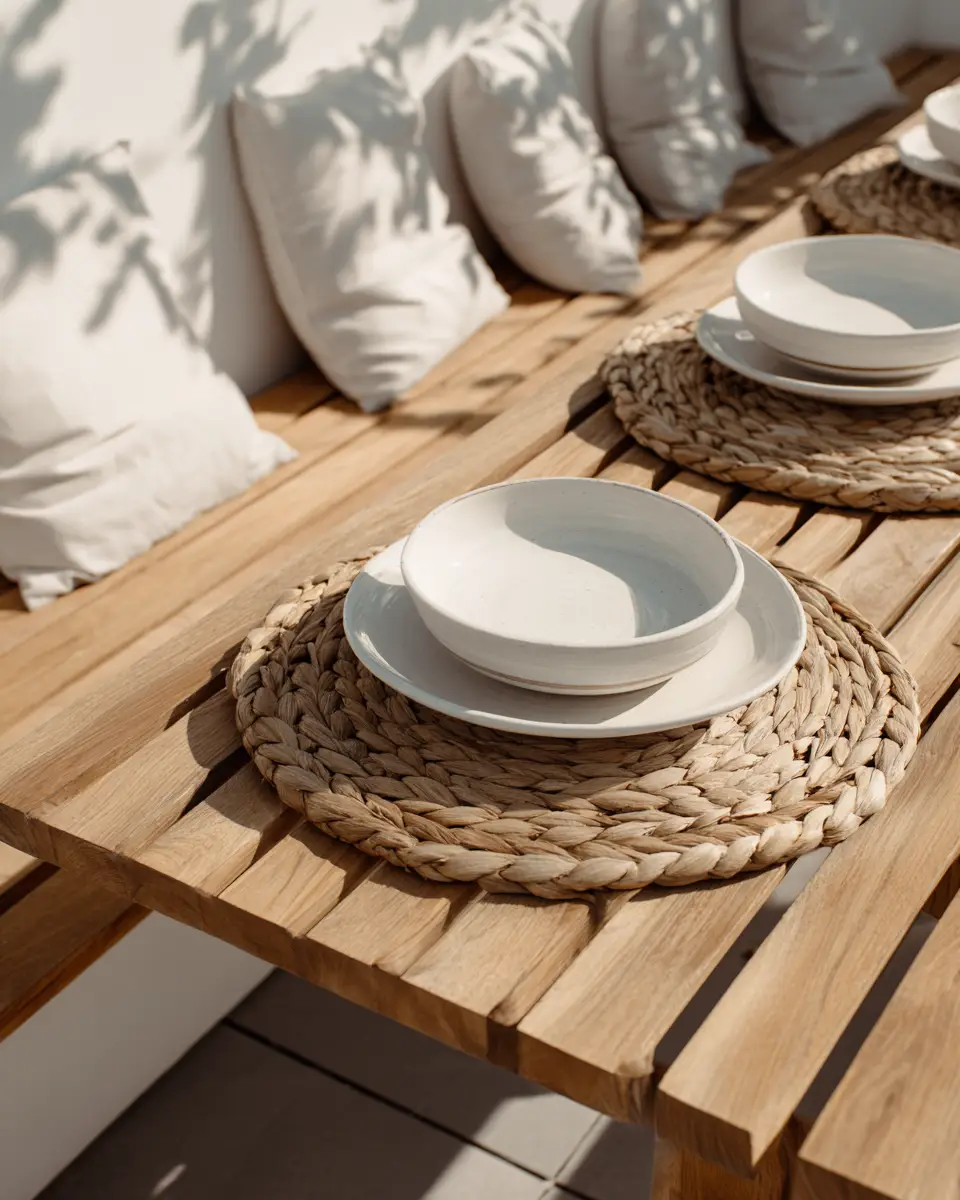 Neutral Contemporary Patio Decor Ideas