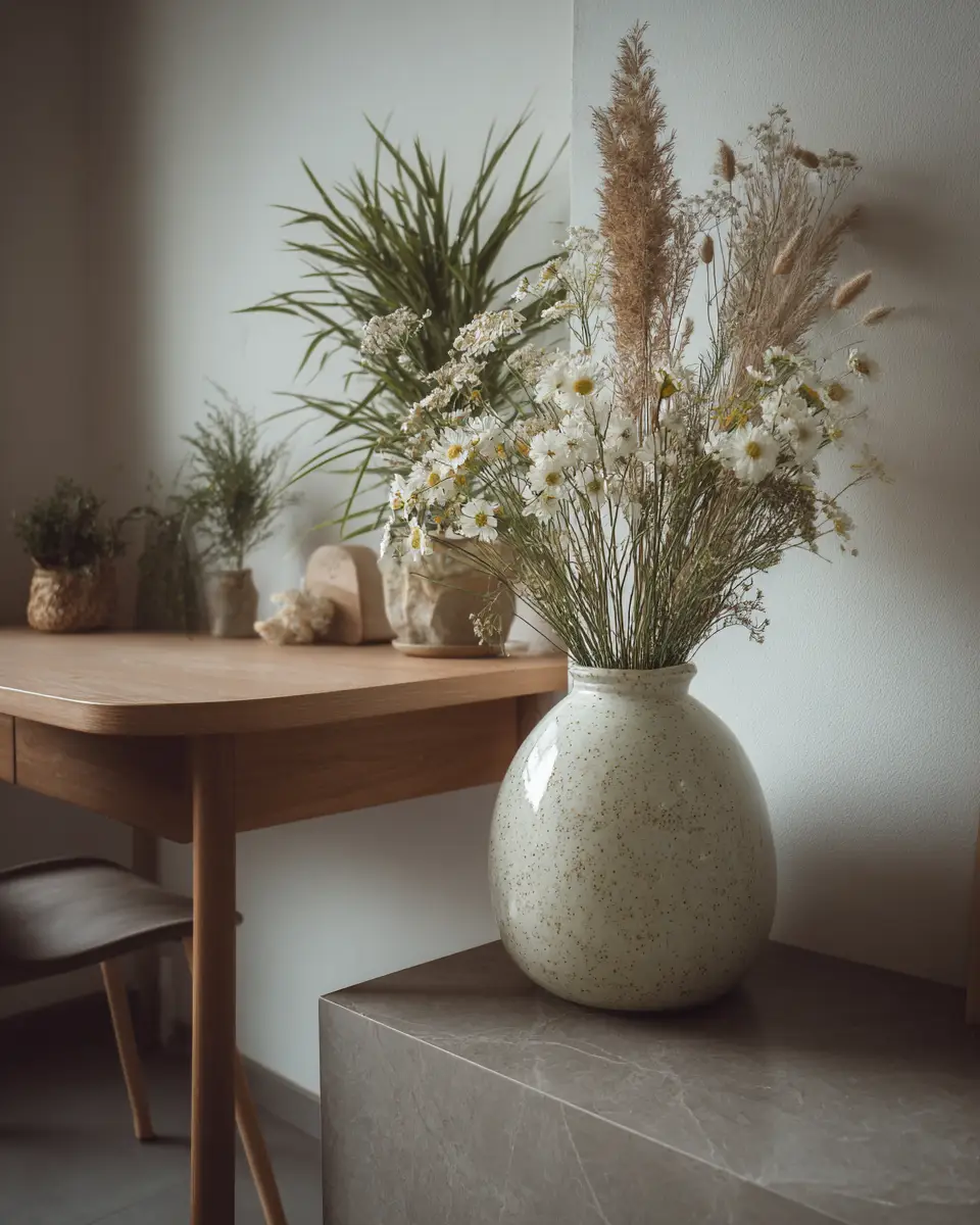 Neutral Country Home Office Decor Ideas