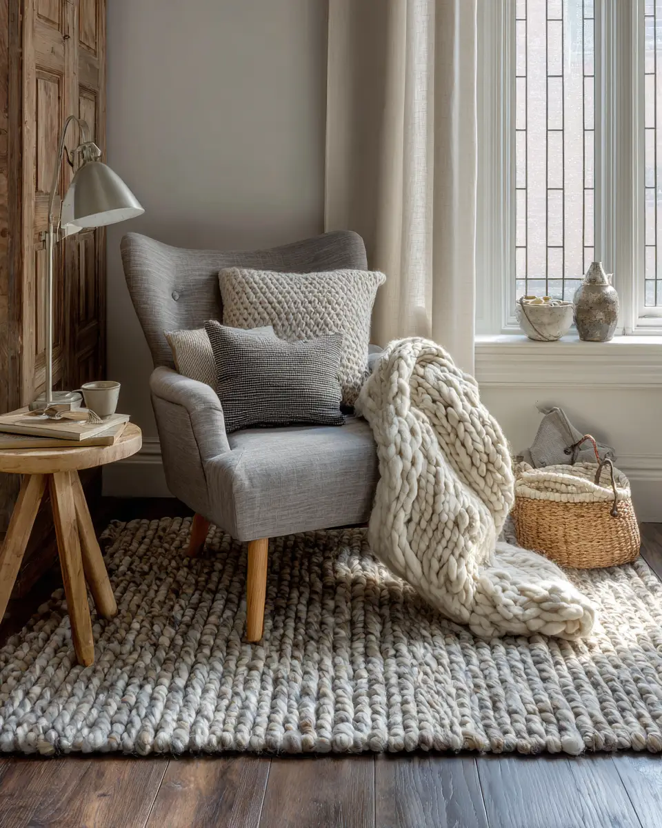 Neutral Country Home Office Decor Ideas