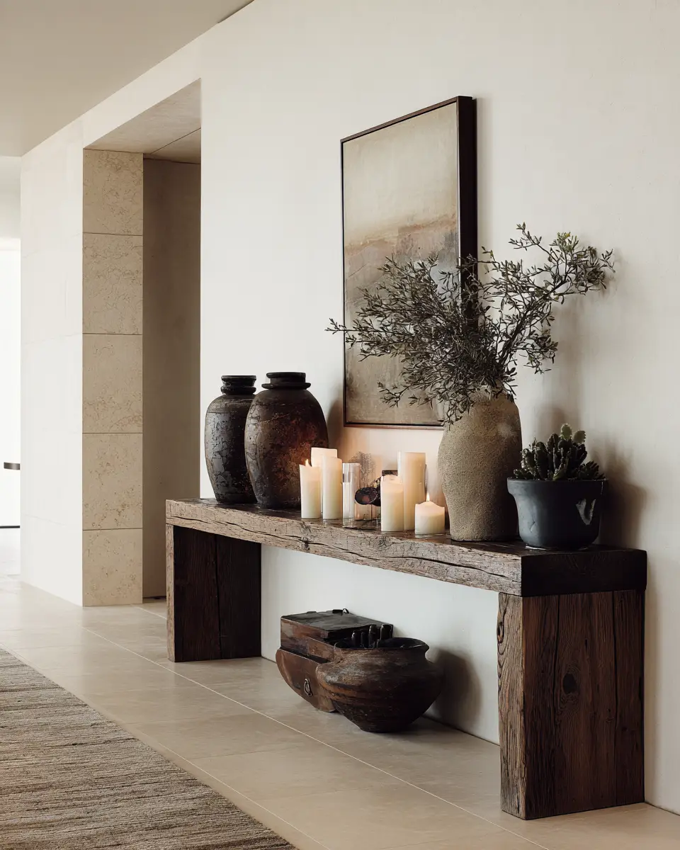 Neutral Desert Entryway Decor Ideas - Featured