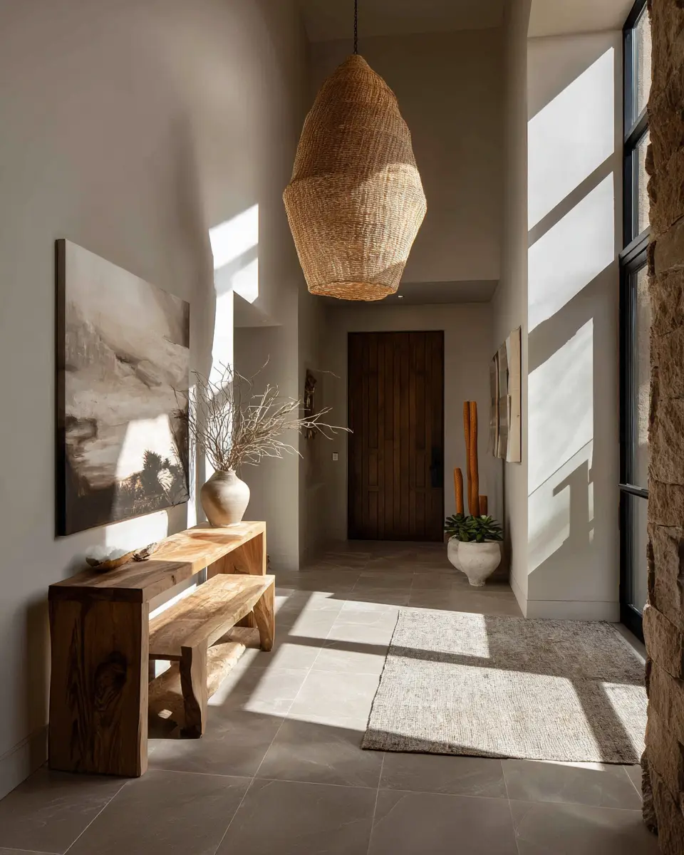 Neutral Desert Entryway Decor Ideas