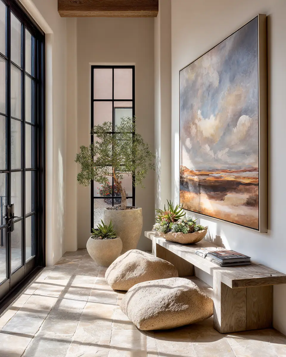 Neutral Desert Entryway Decor Ideas