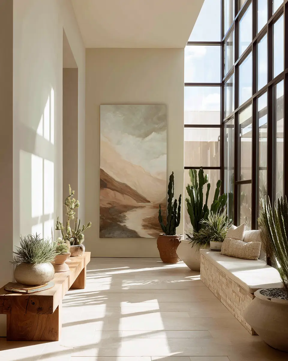 Neutral Desert Entryway Decor Ideas