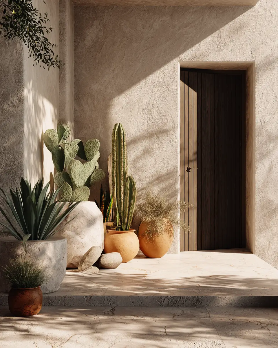 Neutral Desert Entryway Decor Ideas