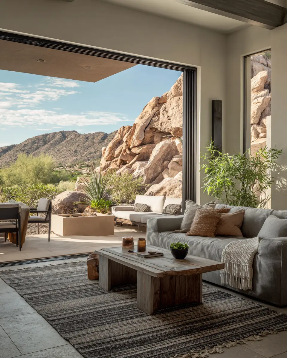 Neutral Desert Living Room Decor Ideas