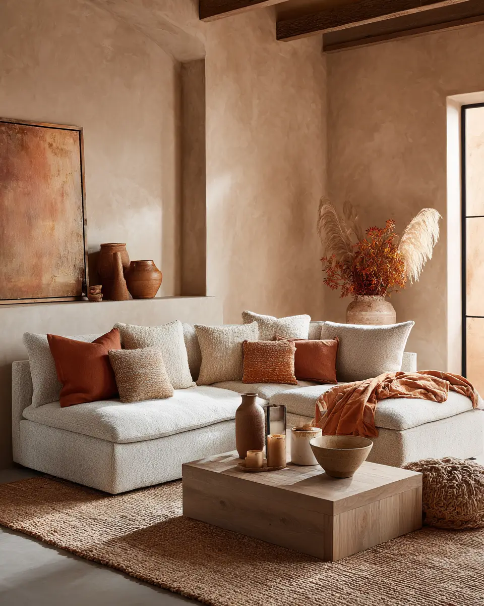 Neutral Desert Living Room Decor Ideas