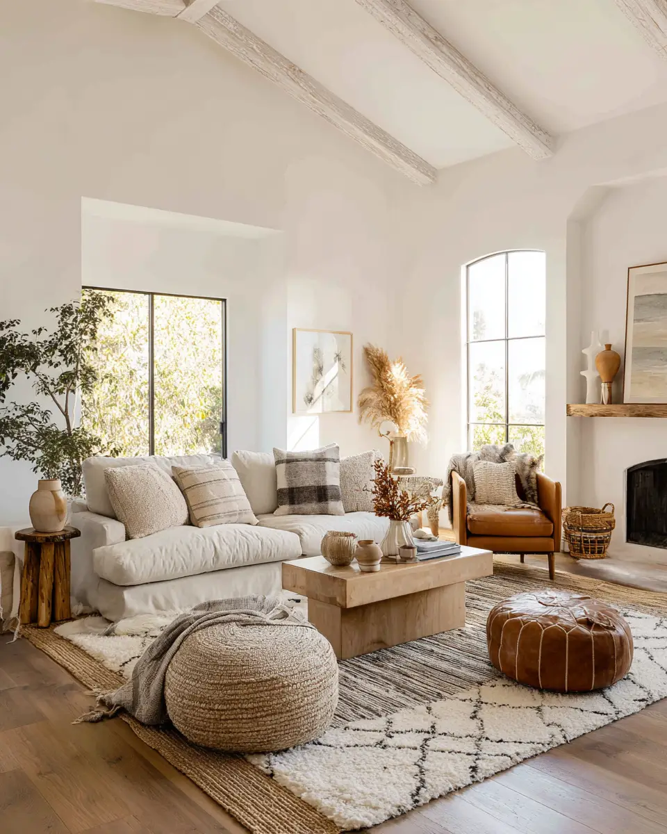 Neutral Desert Living Room Decor Ideas