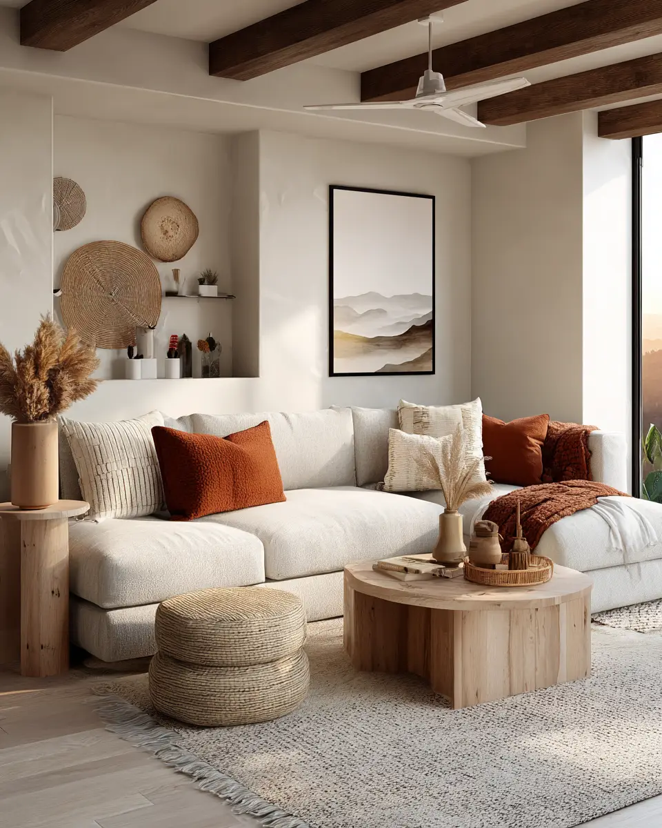 Neutral Desert Living Room Decor Ideas