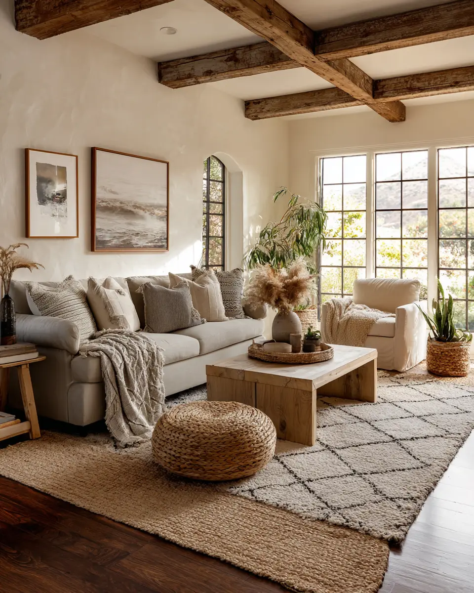 Neutral Desert Living Room Decor Ideas