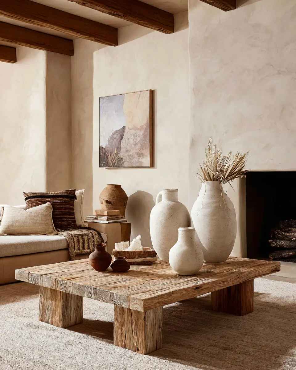 Neutral Desert Living Room Decor Ideas