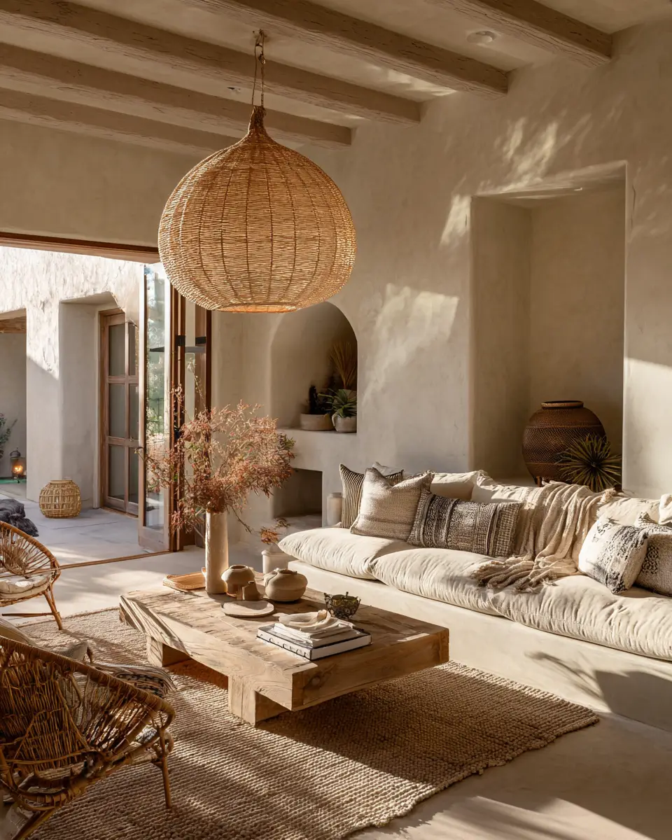 Neutral Desert Living Room Decor Ideas