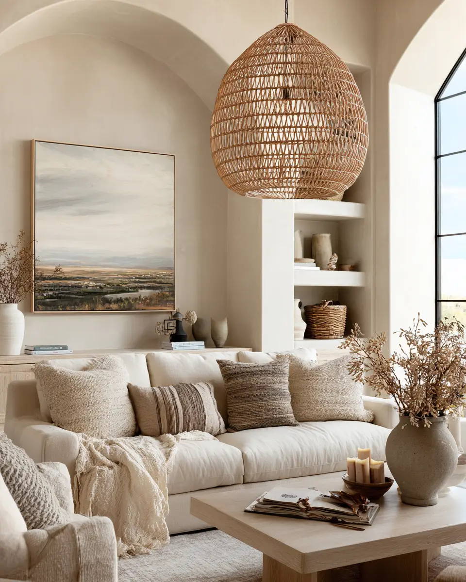 Neutral Desert Living Room Decor Ideas