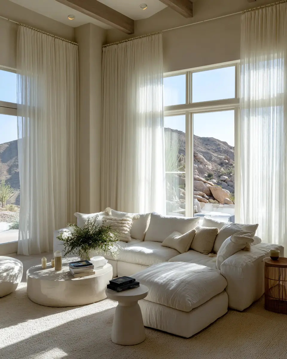 Neutral Desert Living Room Decor Ideas