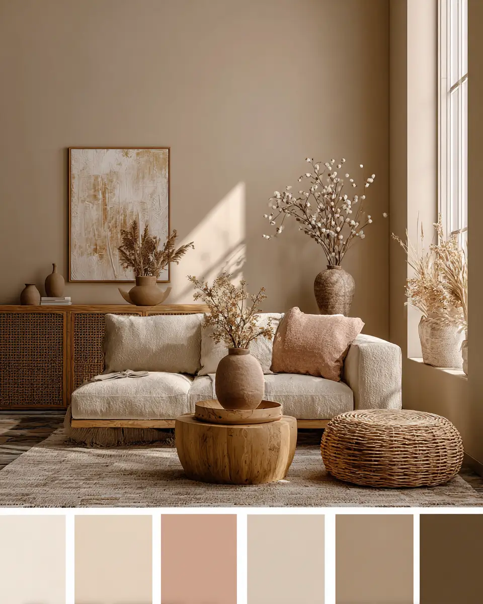 Neutral Desert Living Room Decor Ideas