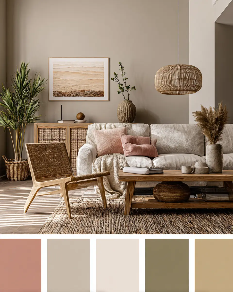 Neutral Desert Living Room Decor Ideas