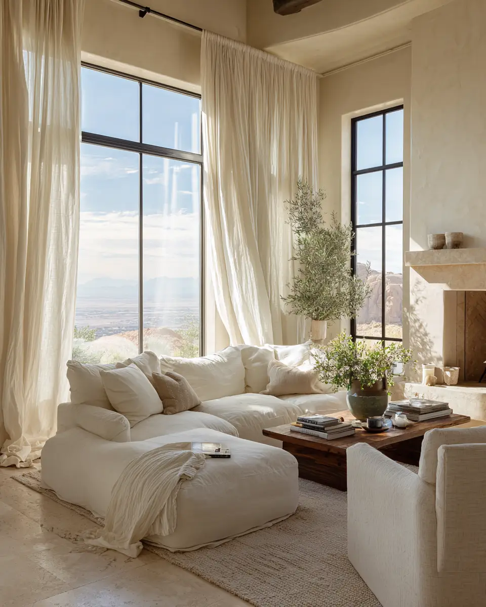 Neutral Desert Living Room Decor Ideas