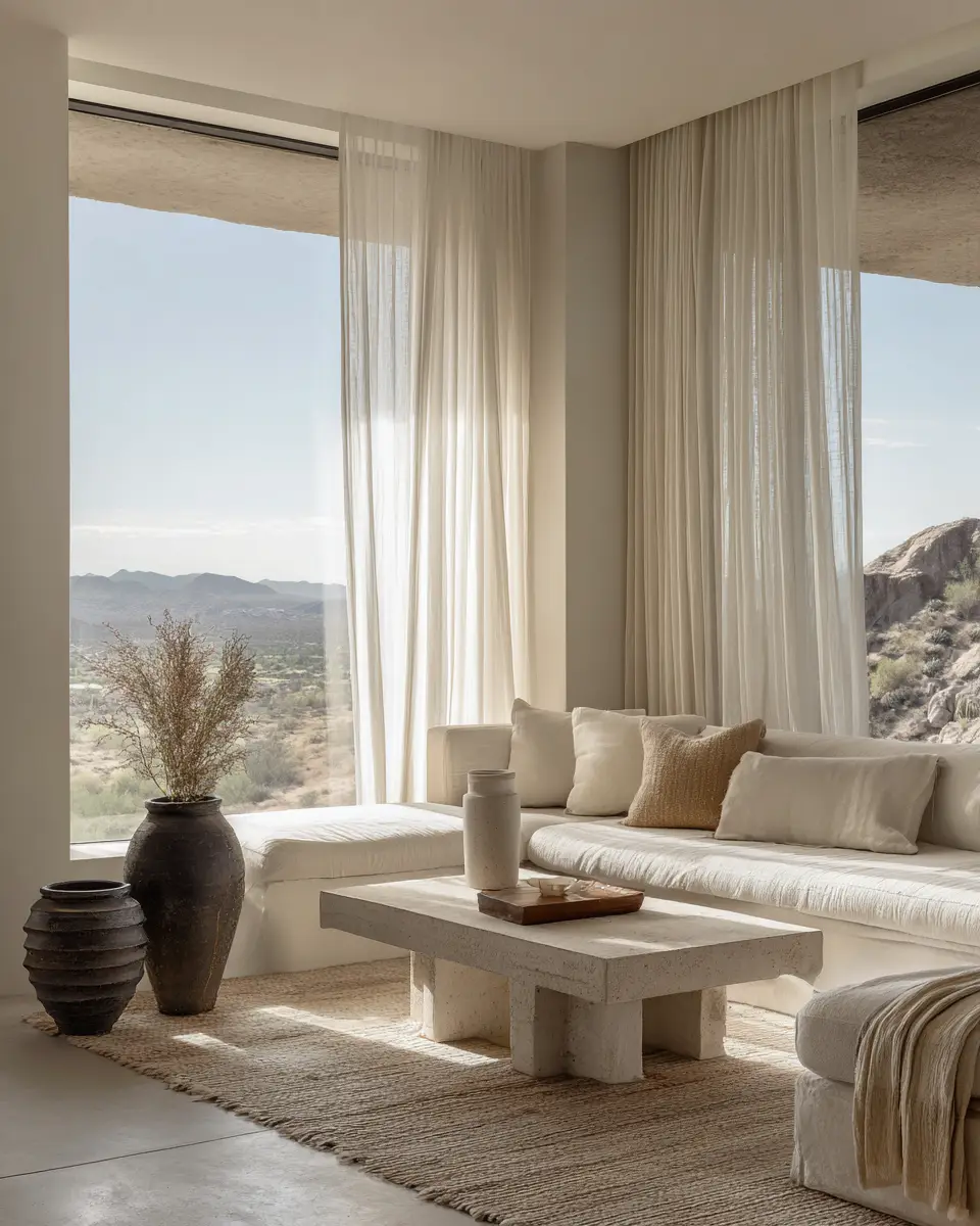 Neutral Desert Living Room Decor Ideas