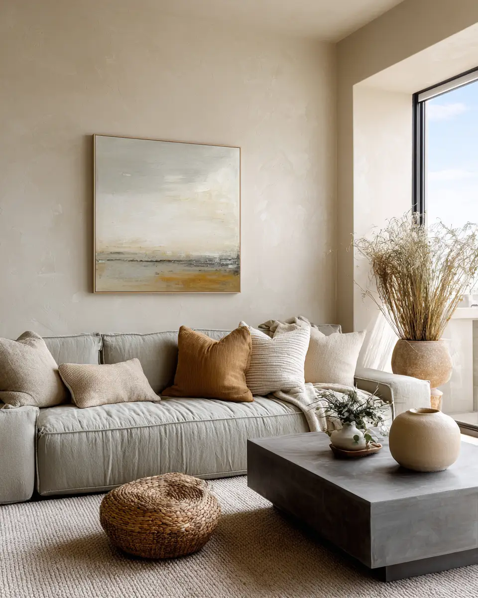 Neutral Desert Living Room Decor Ideas