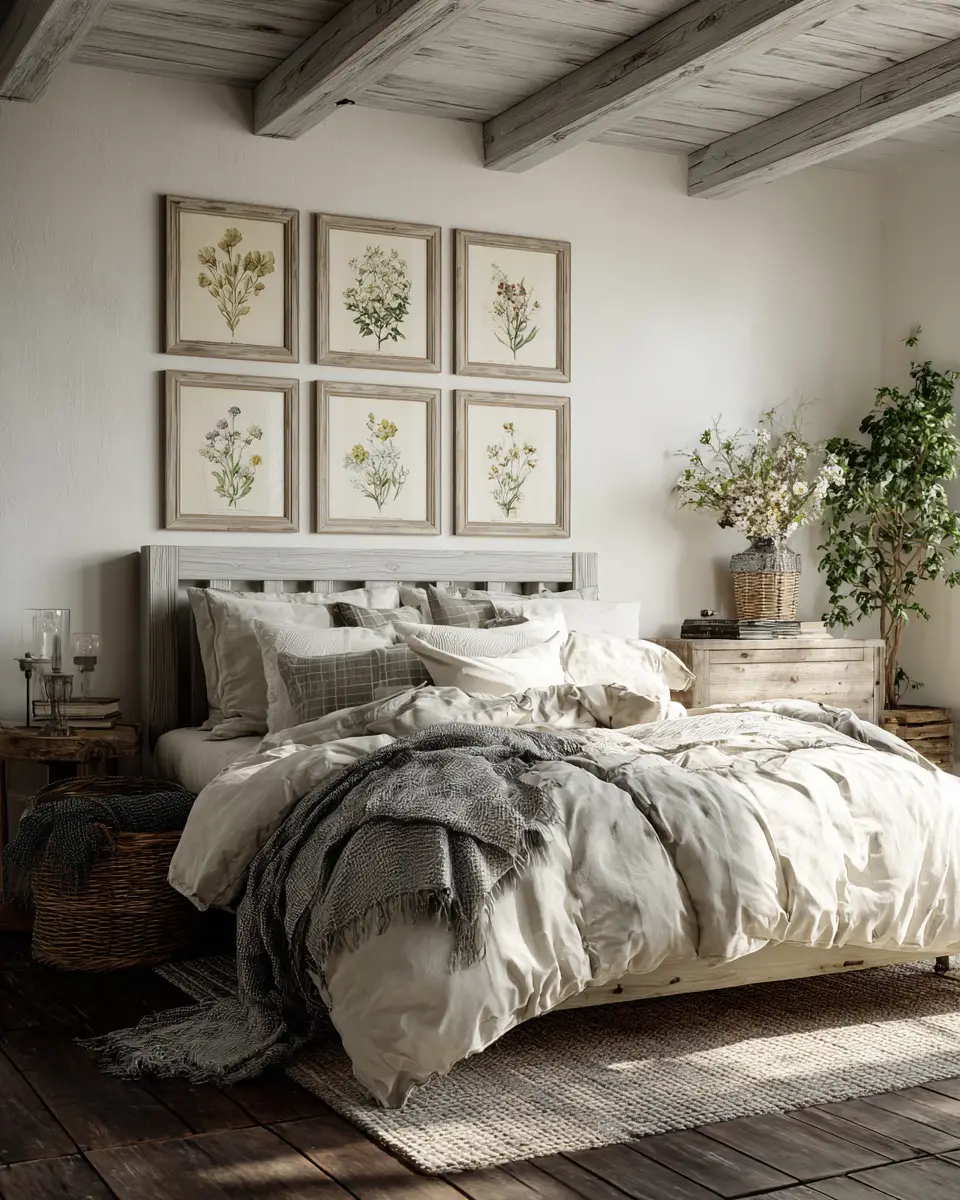 Neutral French Country Bedroom Decor Ideas