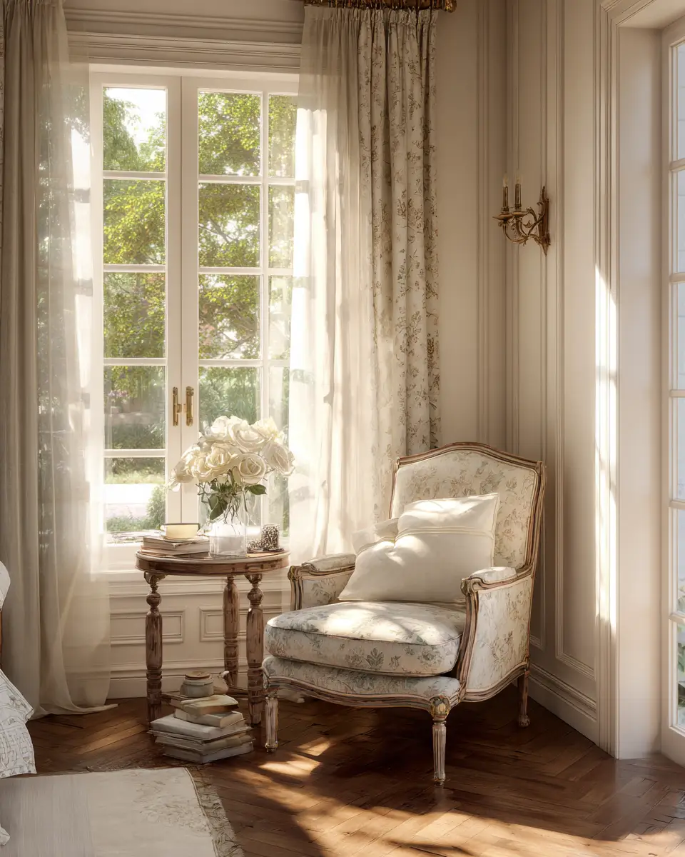 Neutral French Country Bedroom Decor Ideas