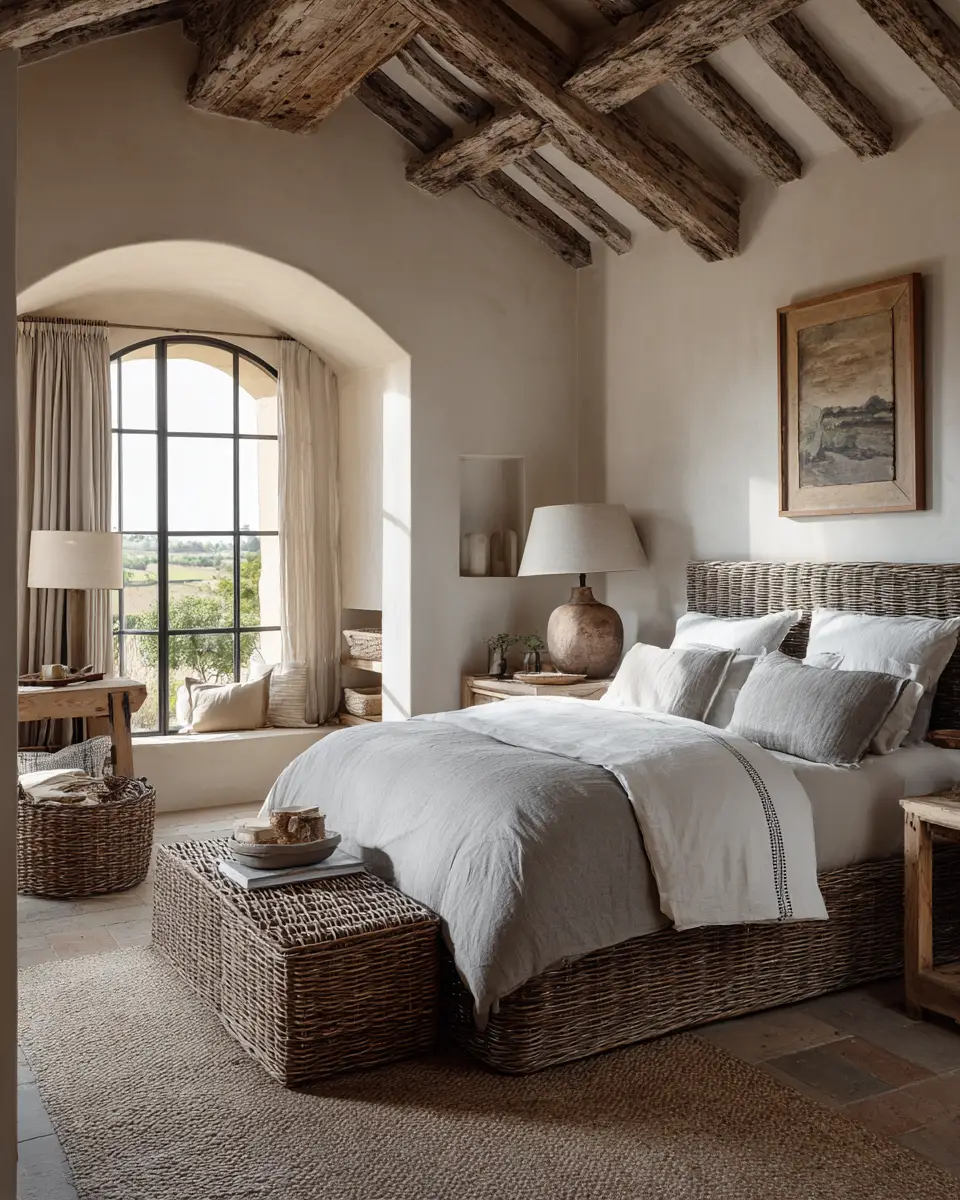 Neutral French Country Bedroom Decor Ideas