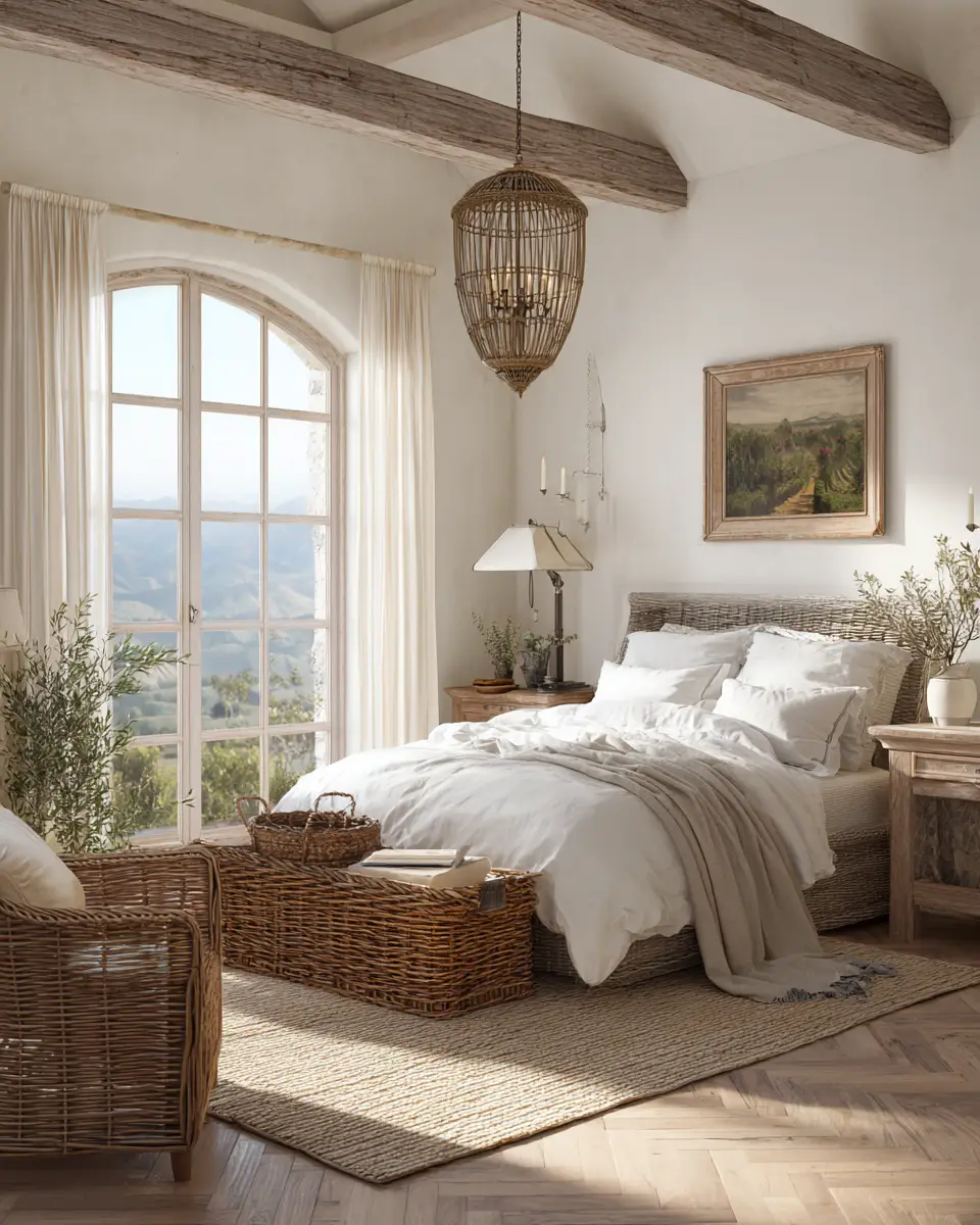 Neutral French Country Bedroom Decor Ideas