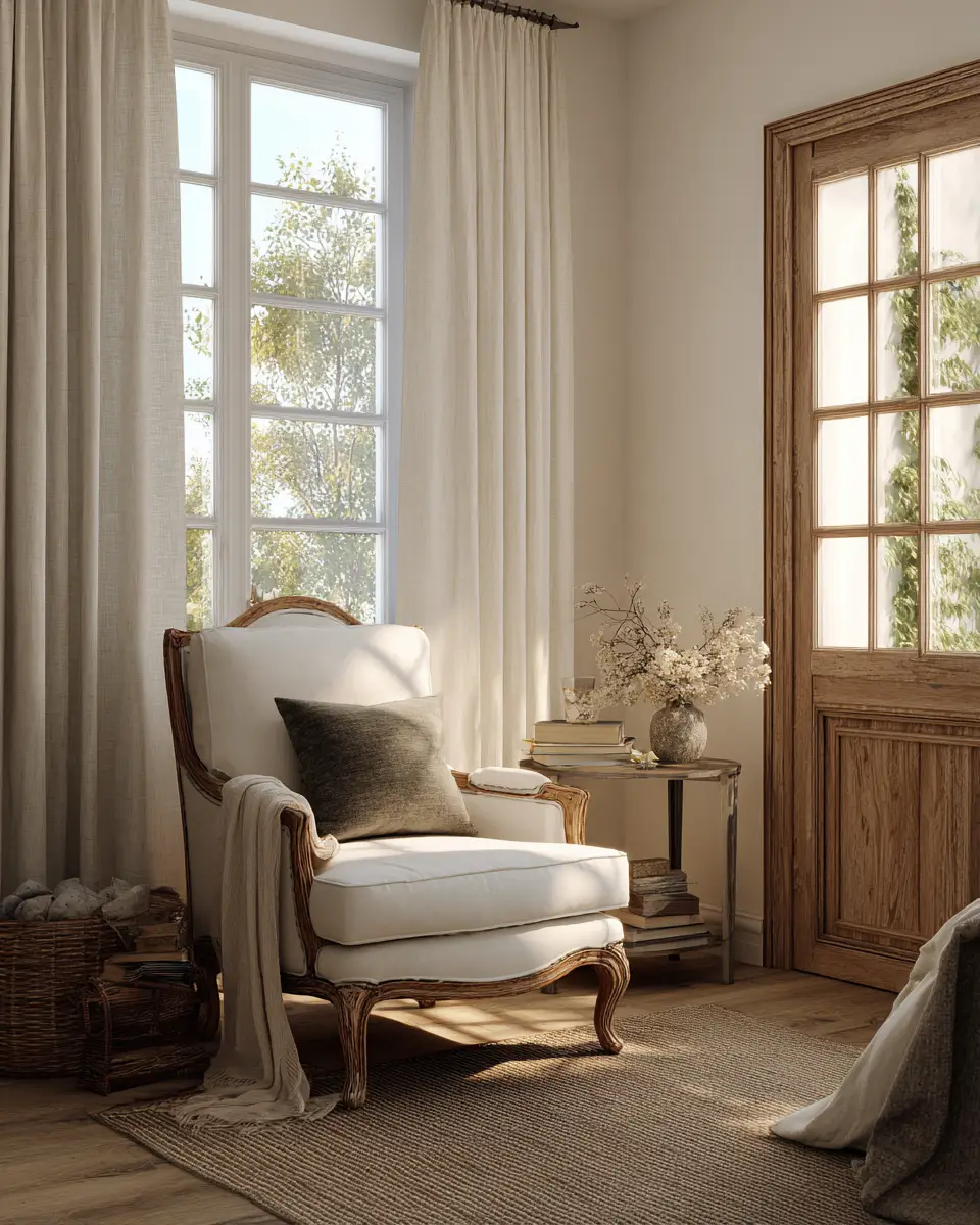 Neutral French Country Bedroom Decor Ideas