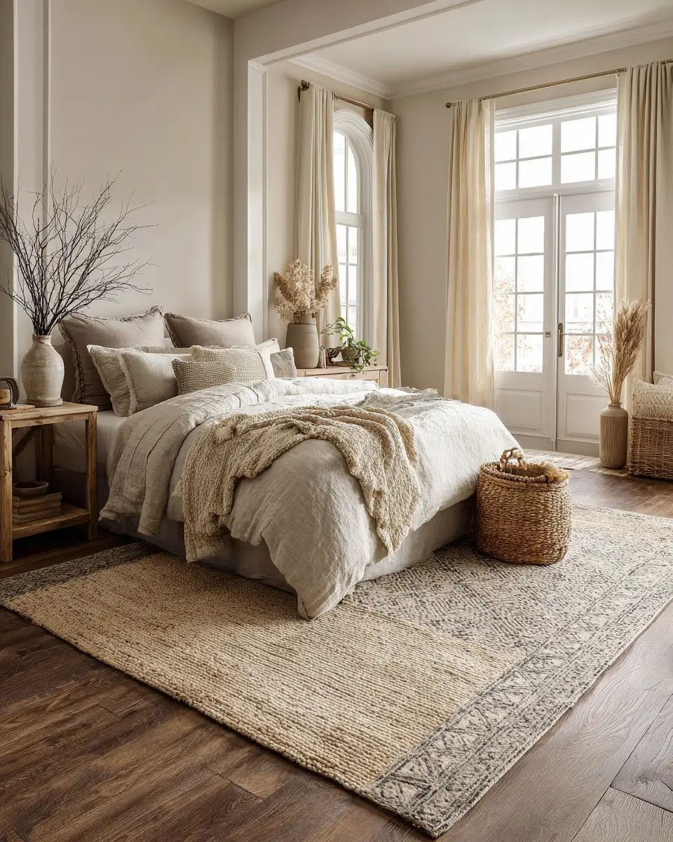 Neutral French Country Bedroom Decor Ideas