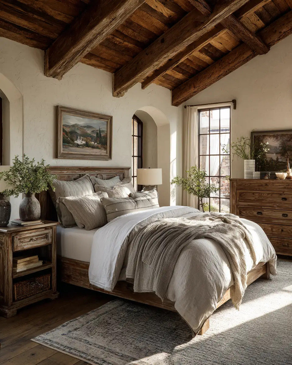 Neutral French Country Bedroom Decor Ideas