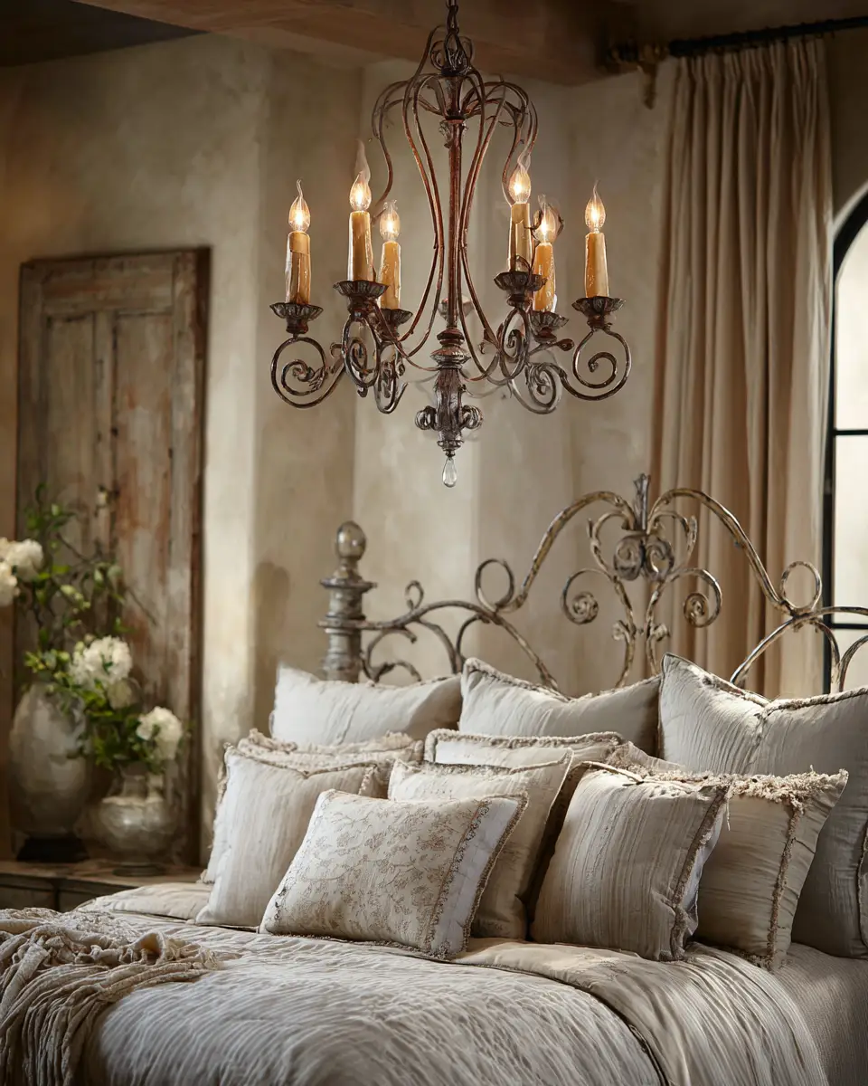 Neutral French Country Bedroom Decor Ideas