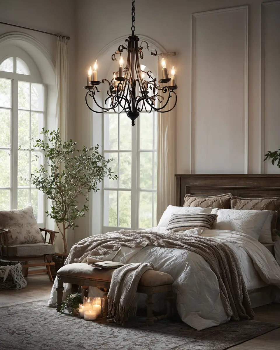 Neutral French Country Bedroom Decor Ideas