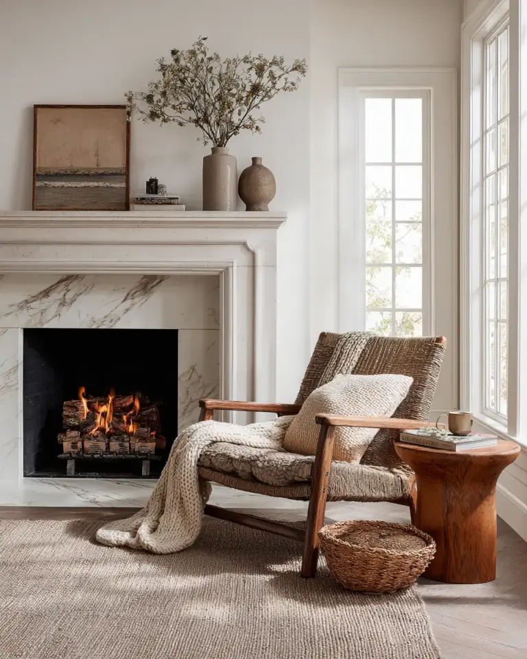 Neutral French Country Living Room Decor Ideas - Featured