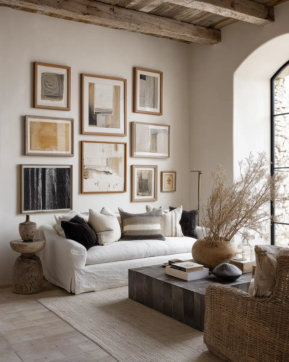 Neutral French Country Living Room Decor Ideas