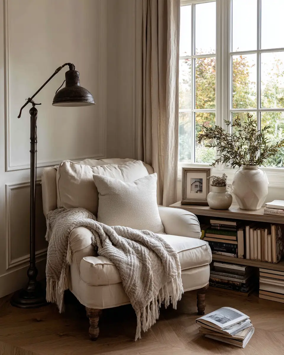 Neutral French Country Living Room Decor Ideas