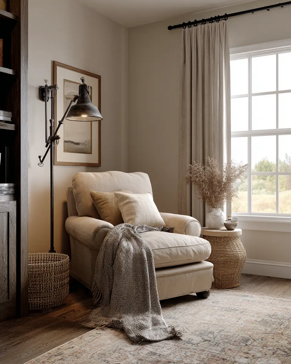 Neutral French Country Living Room Decor Ideas