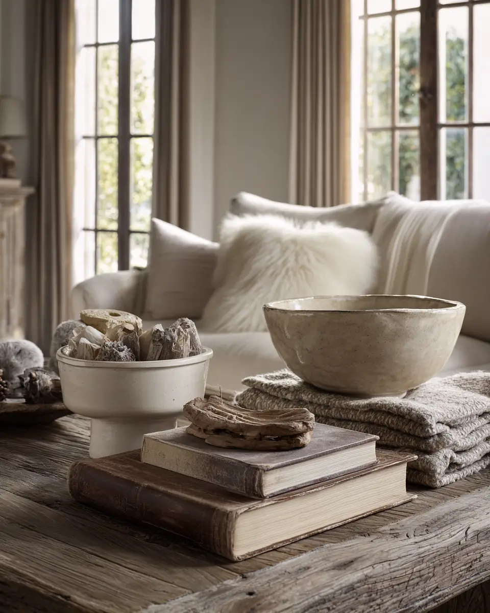 Neutral French Country Living Room Decor Ideas