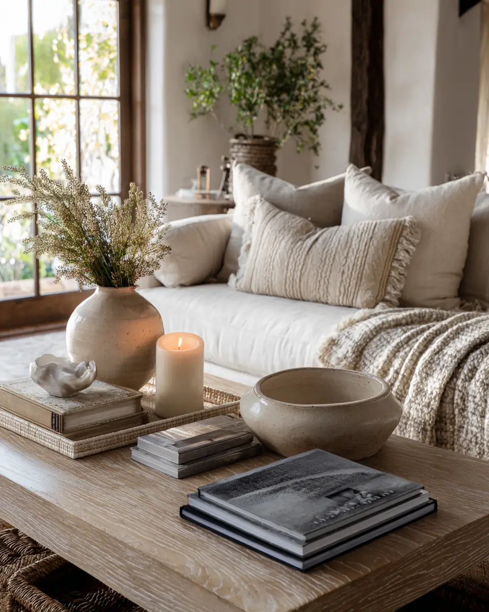 Neutral French Country Living Room Decor Ideas