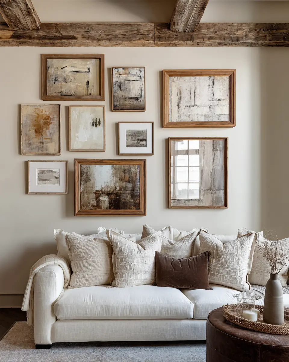 Neutral French Country Living Room Decor Ideas