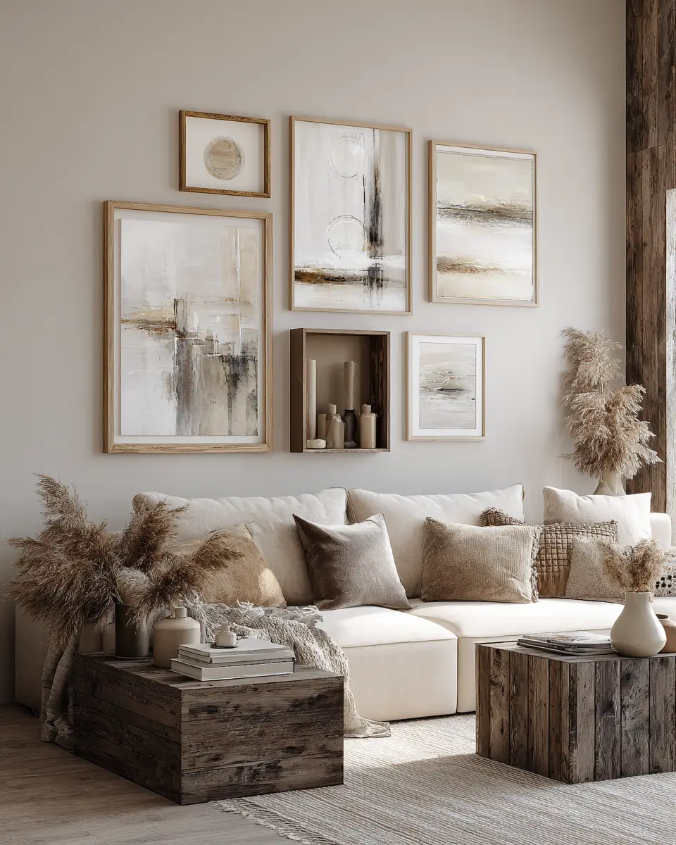 Neutral French Country Living Room Decor Ideas