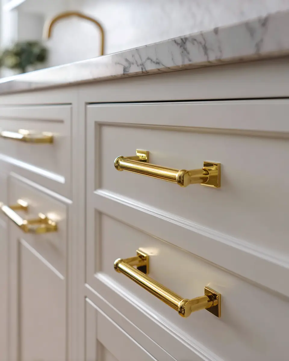 Neutral Glam Laundry Room Decor Ideas - Featured