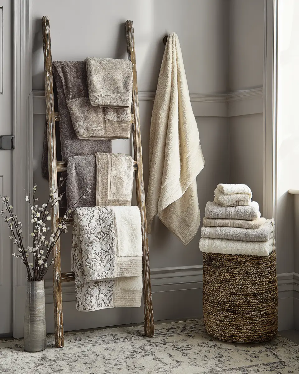 Neutral Glam Laundry Room Decor Ideas