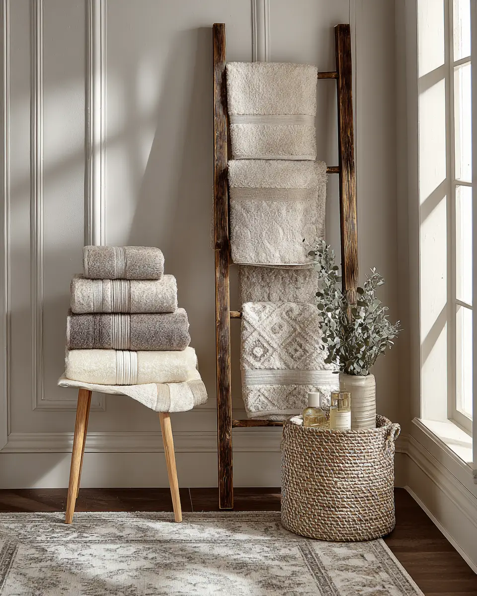 Neutral Glam Laundry Room Decor Ideas