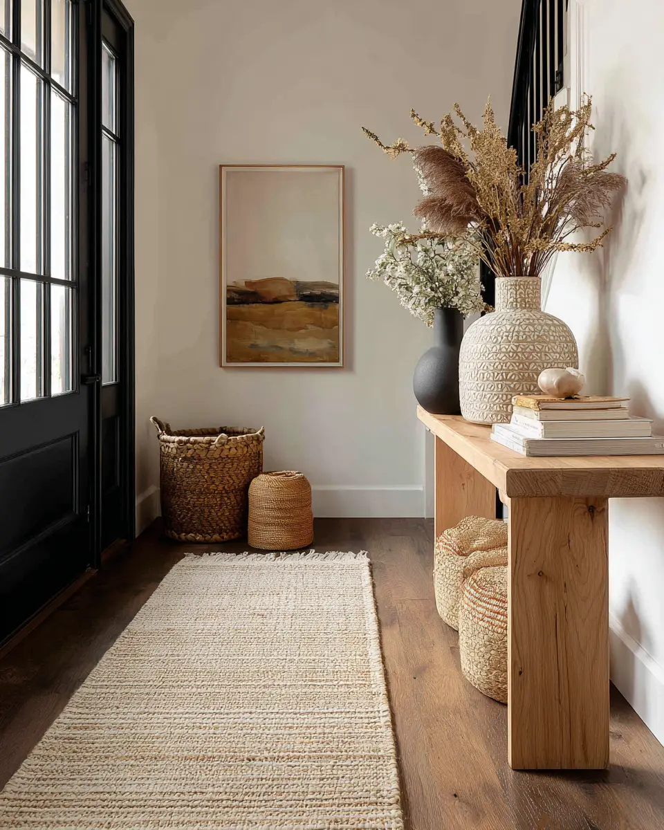 Neutral Grandmillennial Entryway Decor Ideas