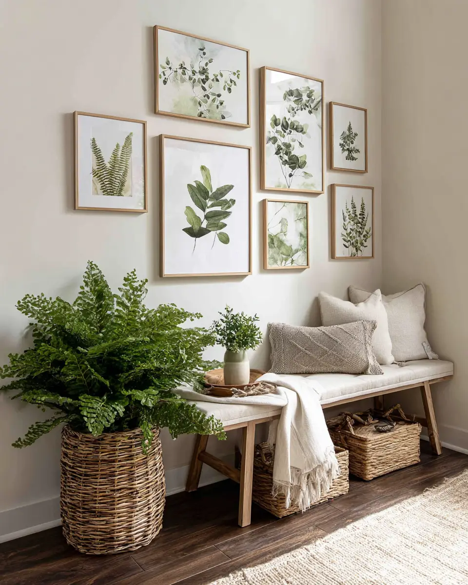 Neutral Grandmillennial Entryway Decor Ideas