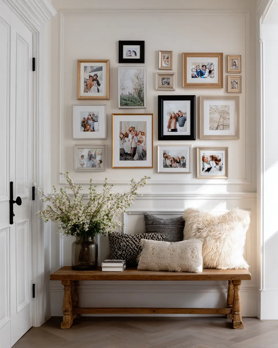 Neutral Grandmillennial Entryway Decor Ideas