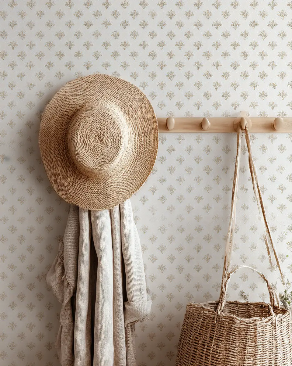 Neutral Grandmillennial Entryway Decor Ideas