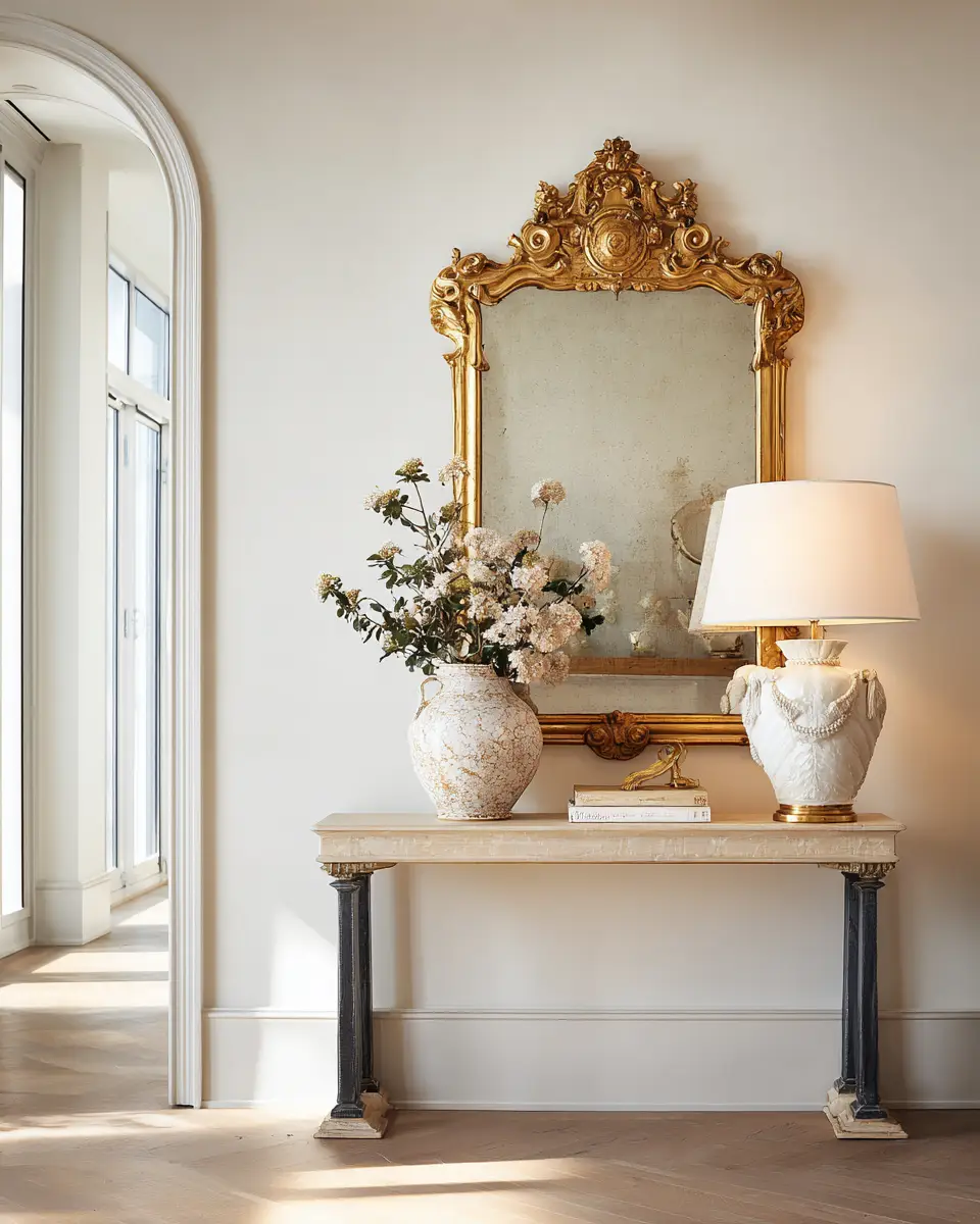 Neutral Grandmillennial Entryway Decor Ideas