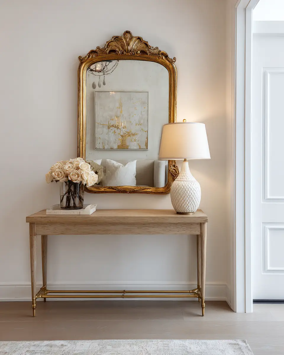 Neutral Grandmillennial Entryway Decor Ideas