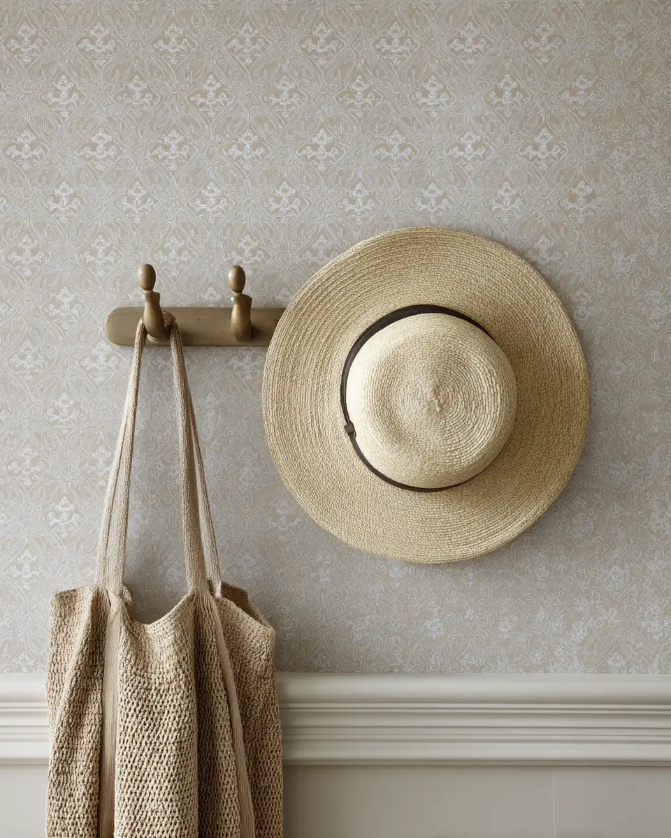 Neutral Grandmillennial Entryway Decor Ideas